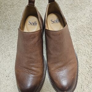 Sofft Naisbury II Brown Leather Loafers